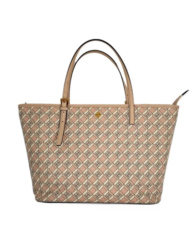 Tory Burch Geo zipped tote bag - Rosa Rosa