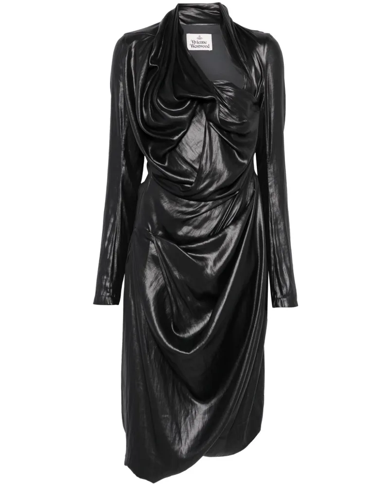 Vivienne Westwood Galatea Midikleid - Schwarz Schwarz