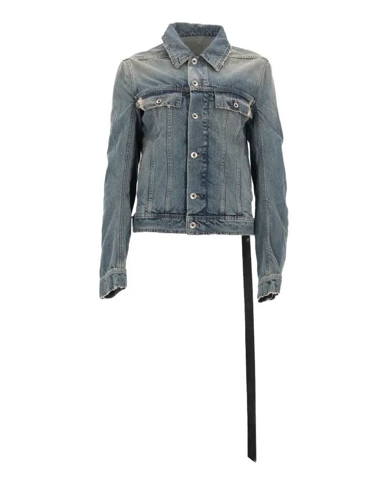 DRKSHDW by Rick Owens Jacke im Distressed-Look - Blau Blau