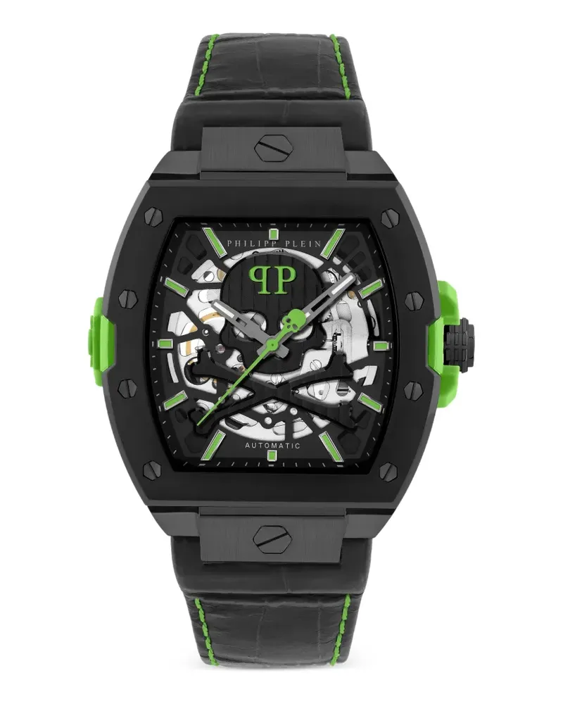 Philipp Plein Skeleton 2.0 44mm watch - Schwarz Schwarz