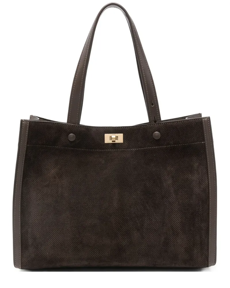 Anya Hindmarch Mortimer Tote Bag mit Einsätzen - Braun Braun
