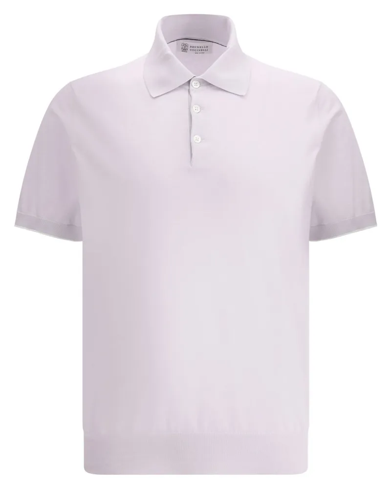 Brunello Cucinelli Klassisches Poloshirt - Rosa Rosa