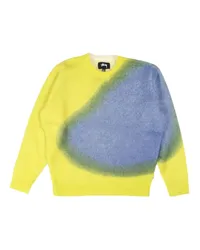 Stüssy brushed dot sweater Gelb