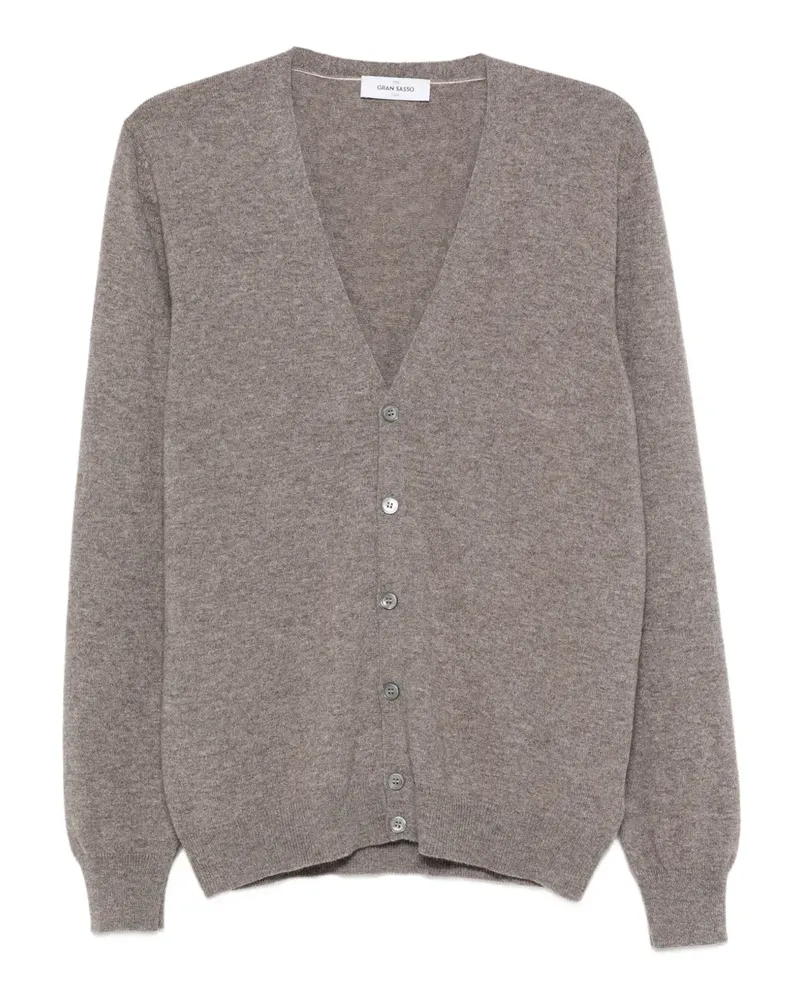 Gran Sasso Geknöpfter Cardigan - Grau Grau