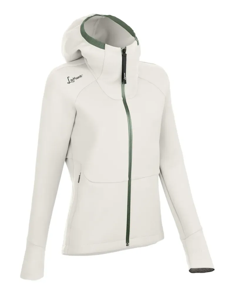 LaMunt Antje Thermal zip-up hoodie - Weiß Weiß