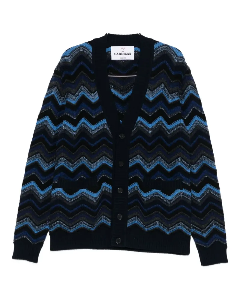 Missoni Cardigan mit Zickzackmuster - Schwarz Schwarz
