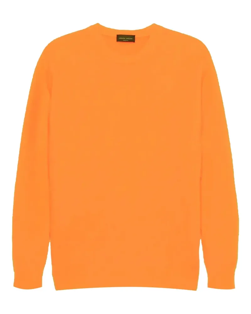 Roberto Collina round-neck sweater - Orange Orange