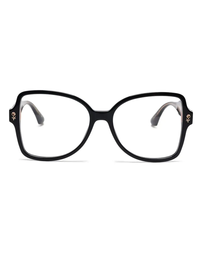 Etro Brille mit eckigem Gestell - Schwarz Schwarz