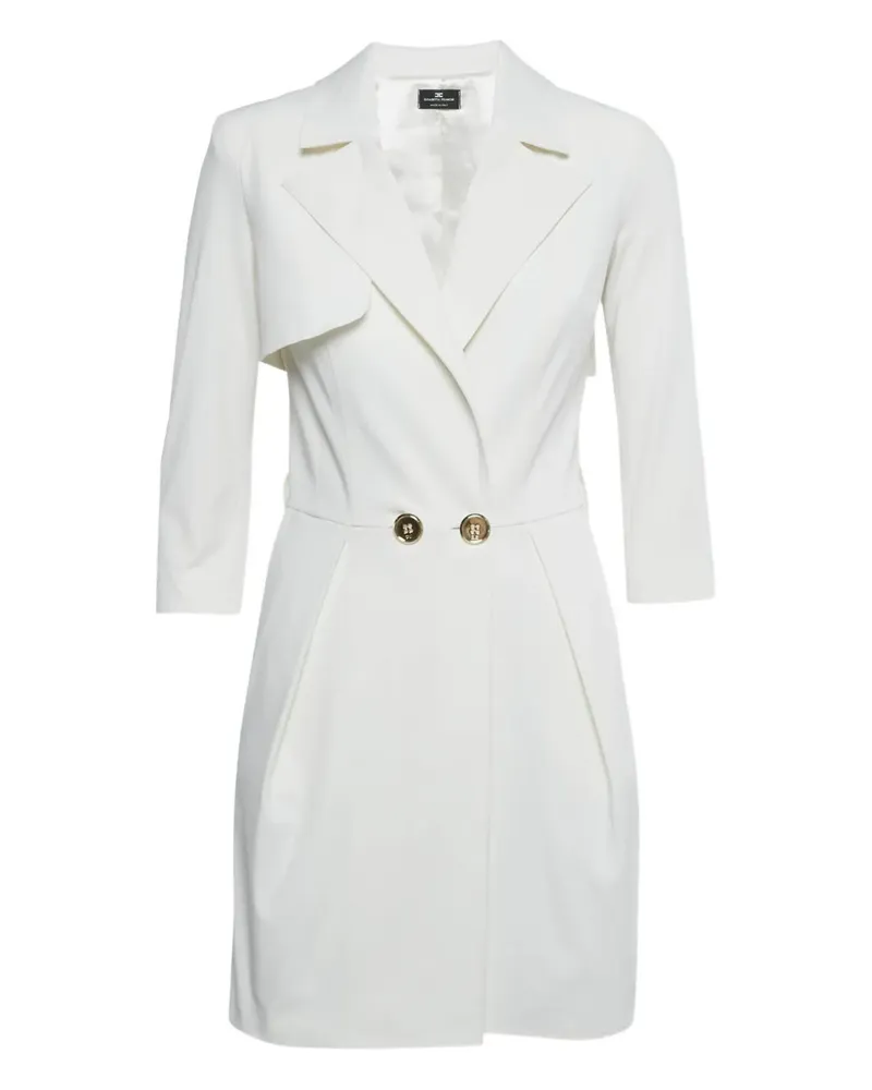 Elisabetta Franchi Minikleid aus Krepp - Weiß Weiß