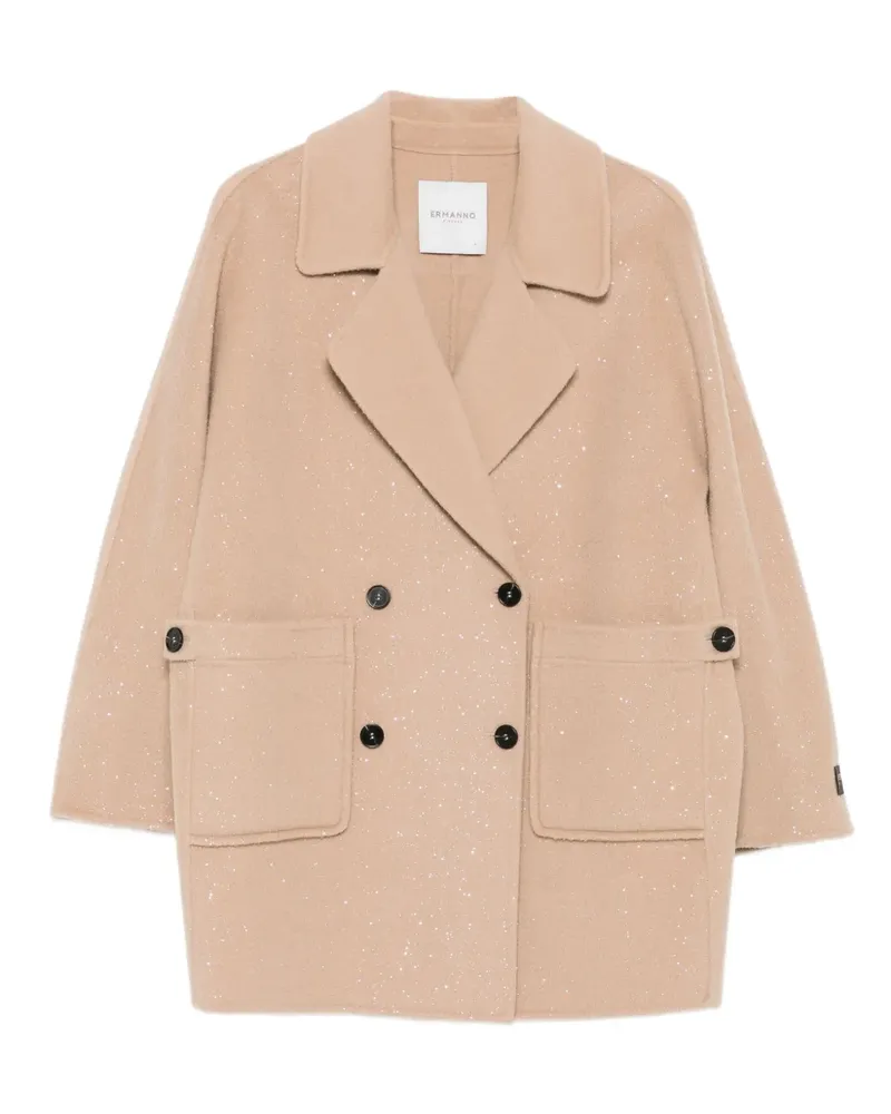 Ermanno Scervino Doppelreihiger Mantel - Nude Nude