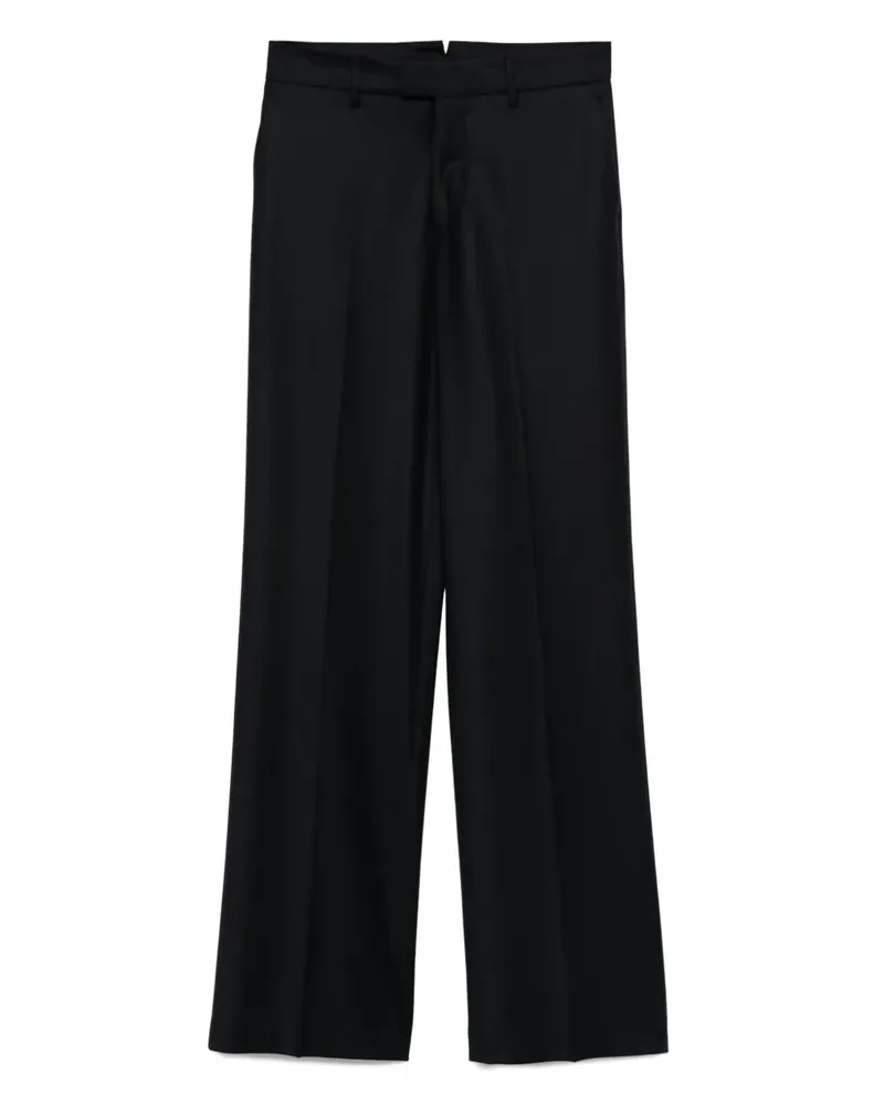 Berwich Hose mit weitem Bein - Blau Blau