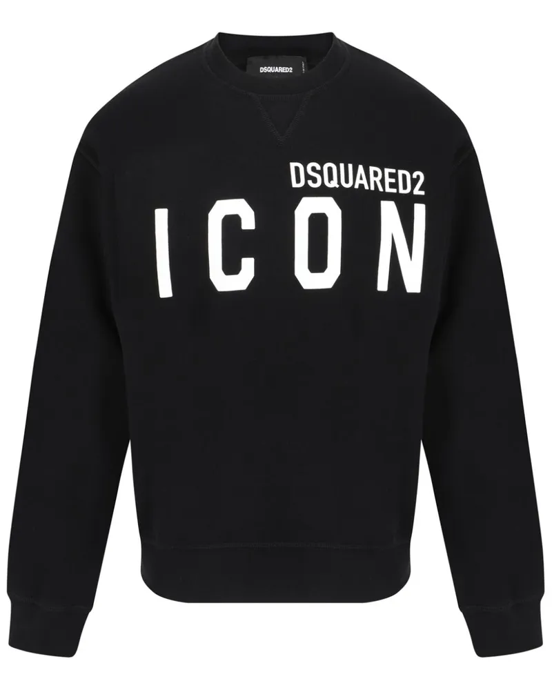 Dsquared2 Sweatshirt mit Logo-Print - Schwarz Schwarz
