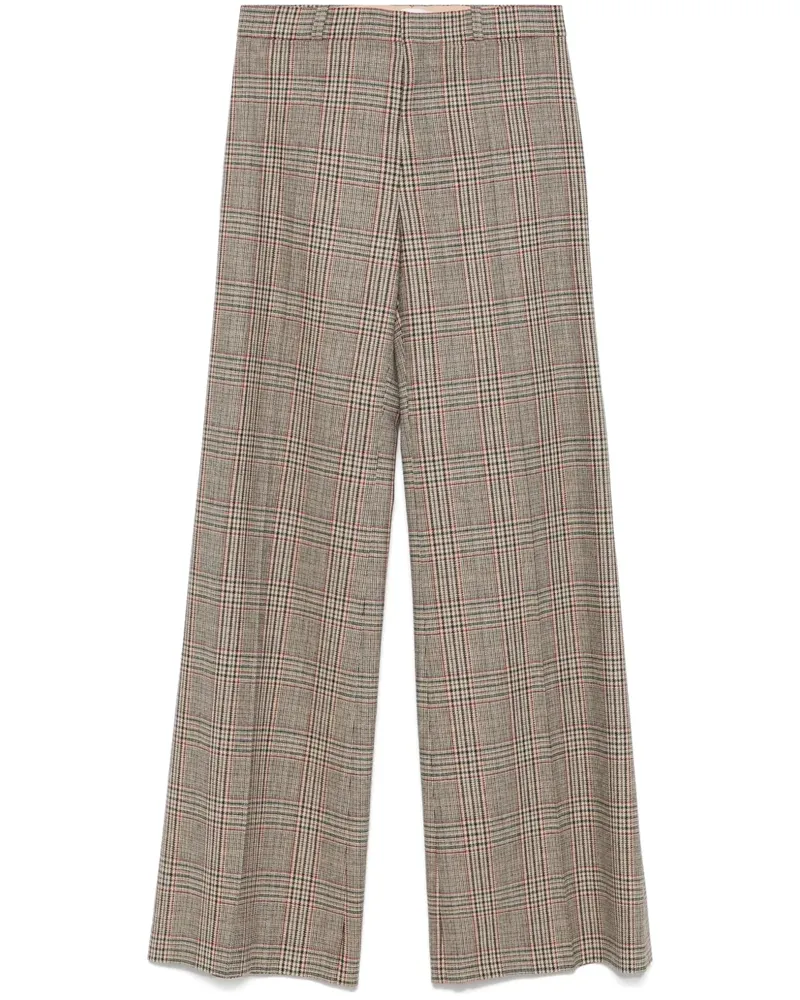 Chloé Hose mit Prince of Wales-Karo - Nude Nude
