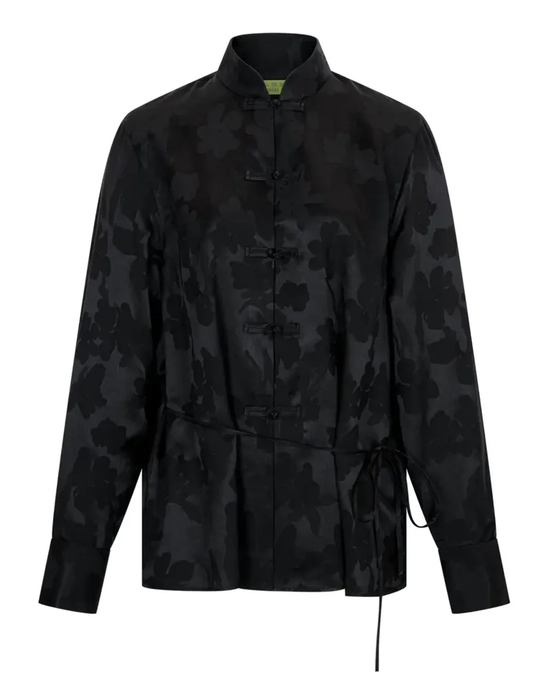 Shanghai Tang Jacke mit Camouflage-Print - Schwarz Schwarz