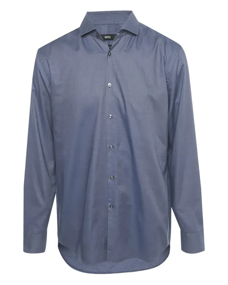 HUGO BOSS Jason cotton shirt - Blau Blau