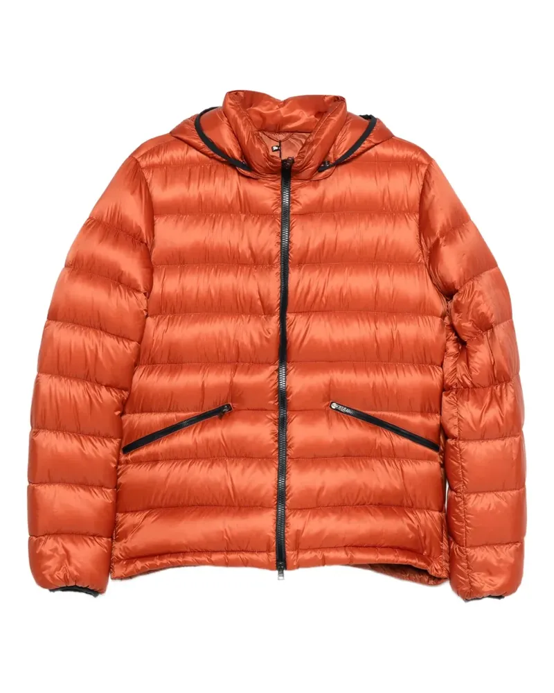 Herno Kapuzenjacke mit Reißverschluss - Orange Orange