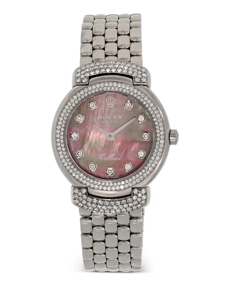 Rolex Mother of Pearl diamond 26mm Cellini watch - Rosa Rosa