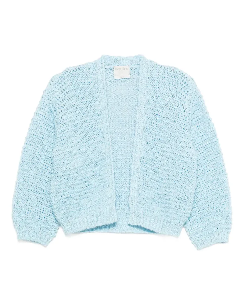 forte_forte Offener Cardigan - Blau Blau