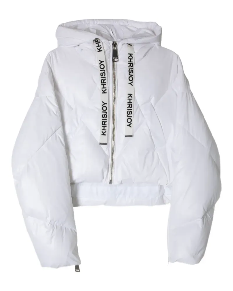 KHRISJOY quilted hooded jacket - Weiß Weiß