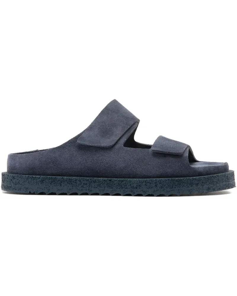 Officine Creative Italia Sands 105 Wildledersandalen mit Doppelriemen - Blau Blau
