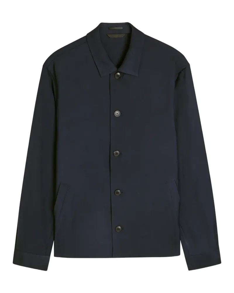 Sunspel buttoned shirt jacket - Blau Blau