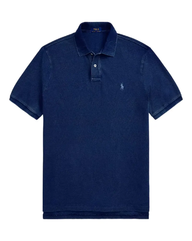 Ralph Lauren logo-embroidery short-sleeve polo shirt - Blau Blau