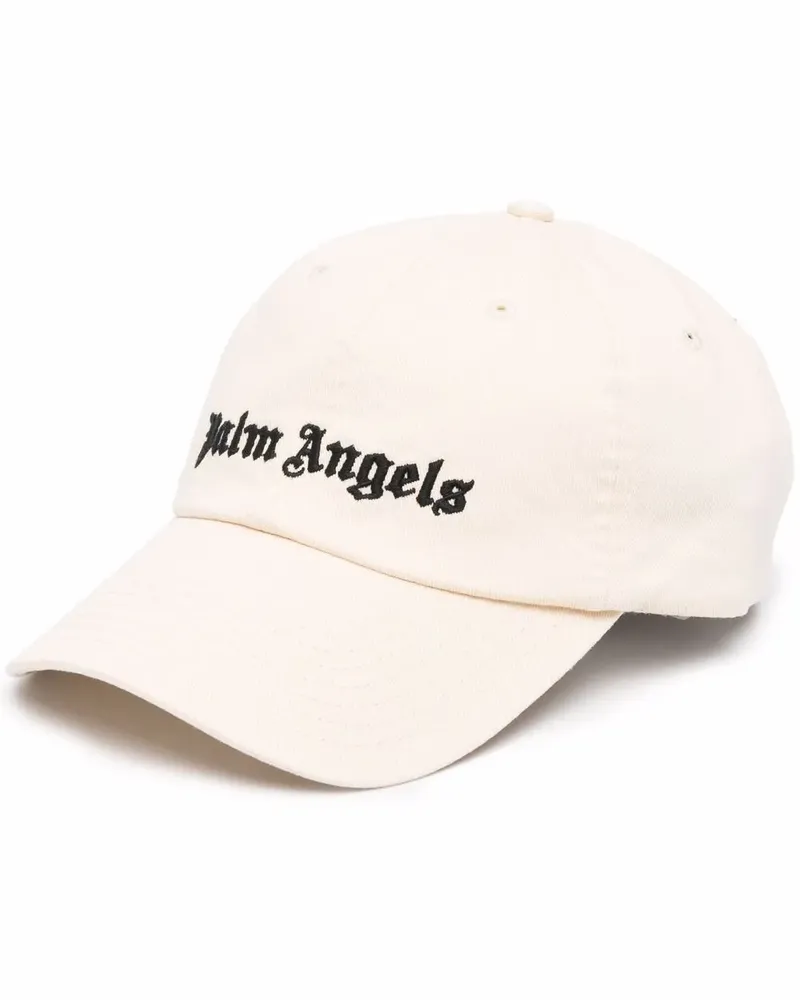 Palm Angels Baseballkappe mit Logo-Stickerei - Weiß Weiß