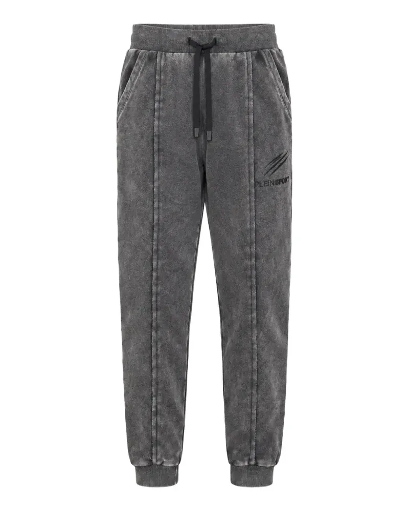 Philipp Plein acid-wash track pants - Grau Grau
