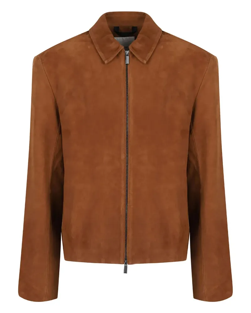 Calvin Klein Bomberjacke aus Wildleder - Braun Braun