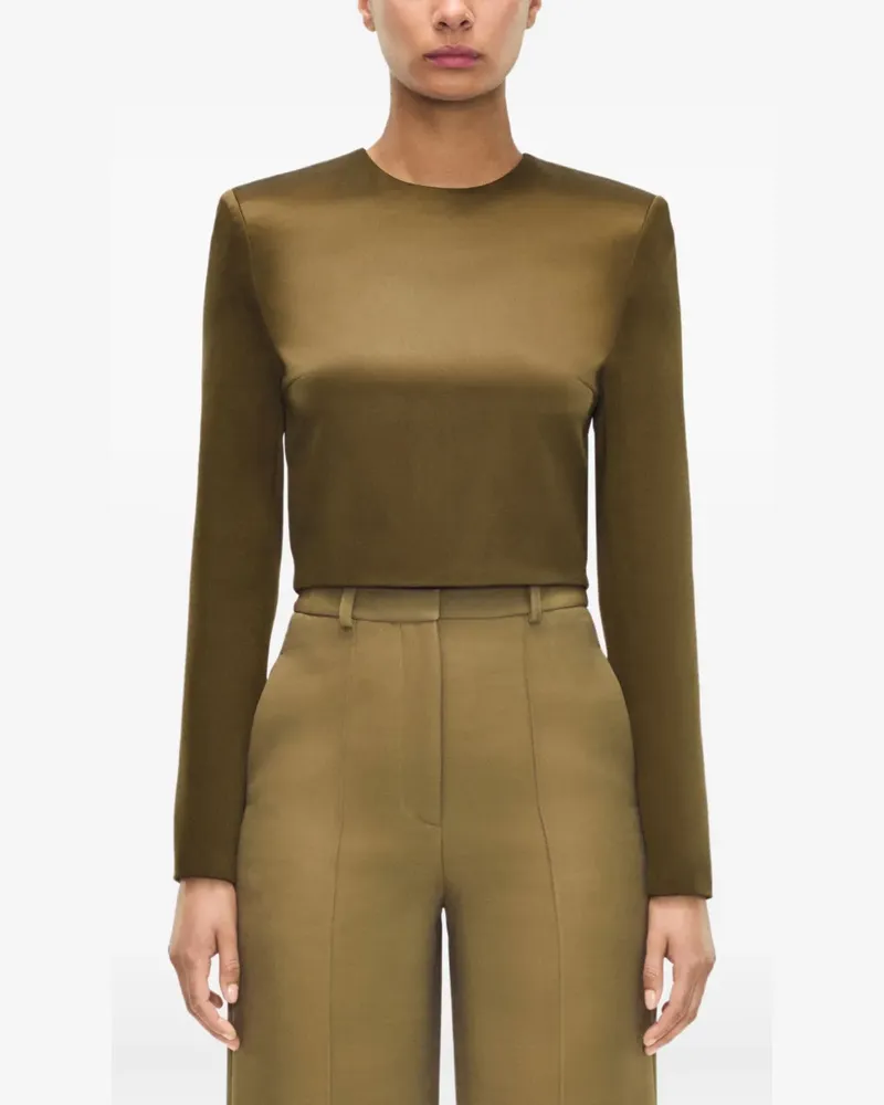 Adam Lippes Keira Bluse - Grün Grün