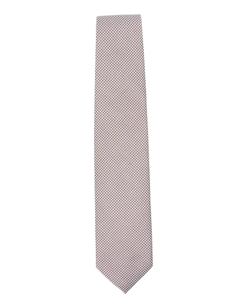 Corneliani patterned tie - Nude Nude