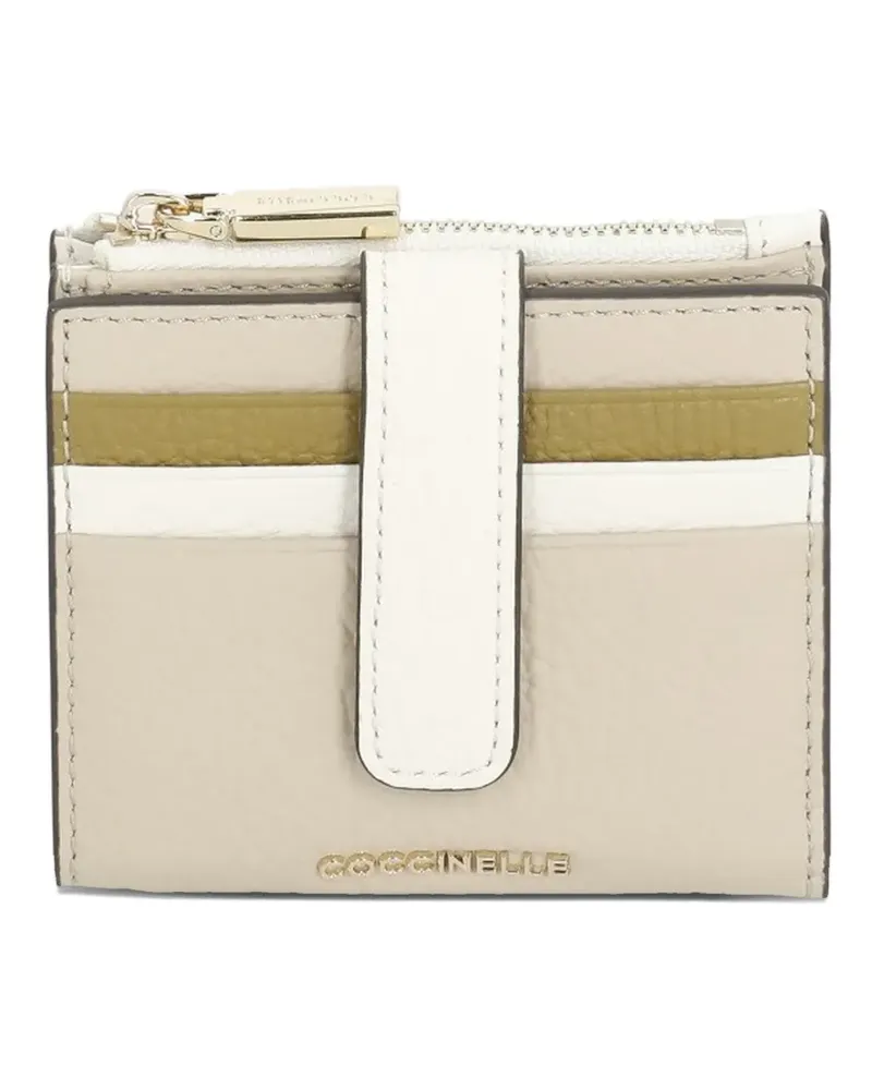 Coccinelle colour-block wallet - Nude Nude