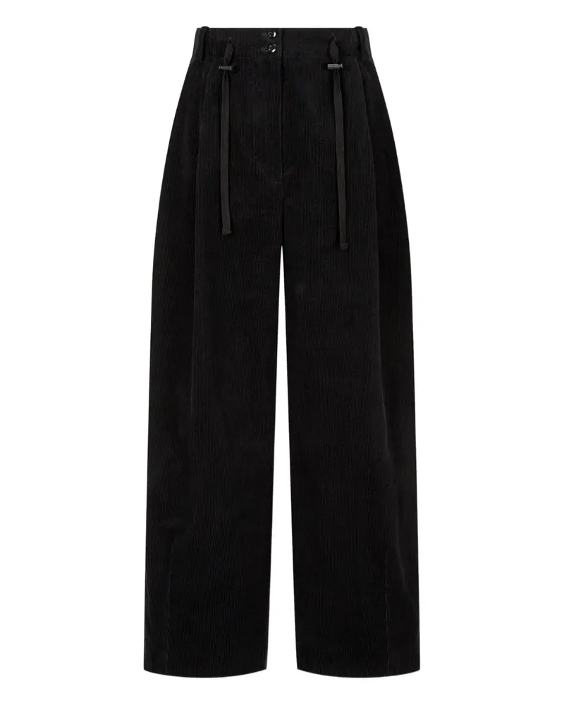 STUDIO TOMBOY Cordhose mit Kordelzug - Schwarz Schwarz