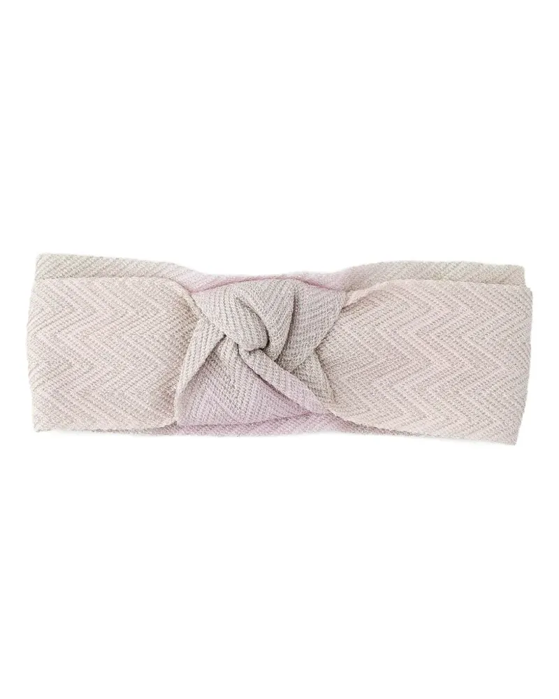 Missoni knotted headband - Rosa Rosa