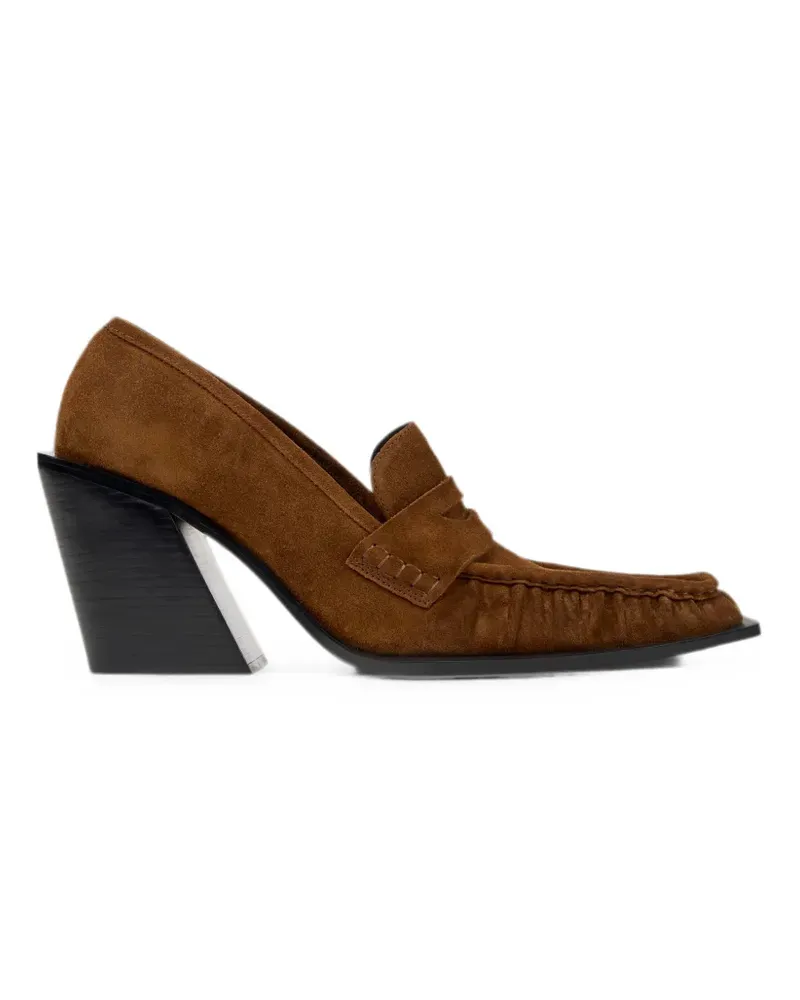 Camper Escandalo Loafer mit Blockabsatz - Braun Braun