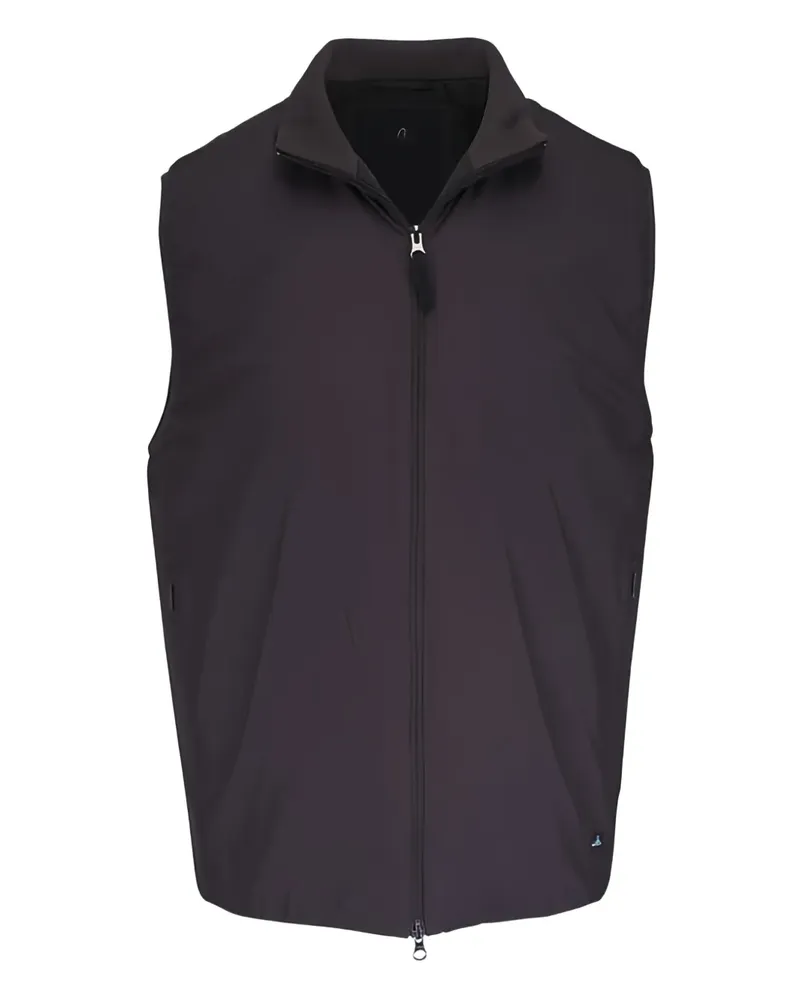 Wahts Collon zip sleeveless gilet - Braun Braun