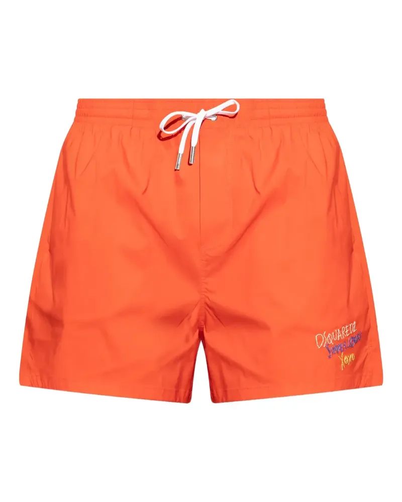 Dsquared2 Summer Lovers Badeshorts - Orange Orange