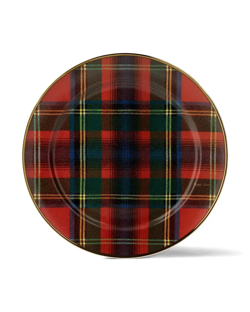 Ralph Lauren Home Alexander Platzteller mit Schottenkaro (31,8cm) - Rot Rot