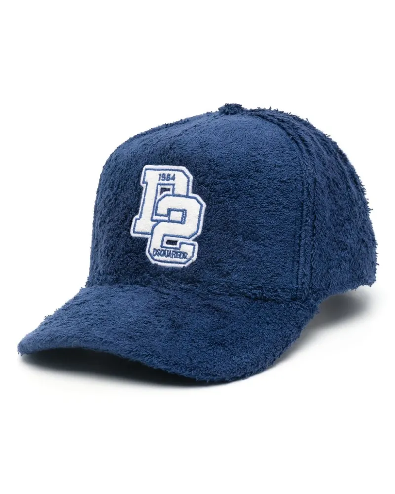 Dsquared2 D2 College Frottee-Hut - Blau Blau