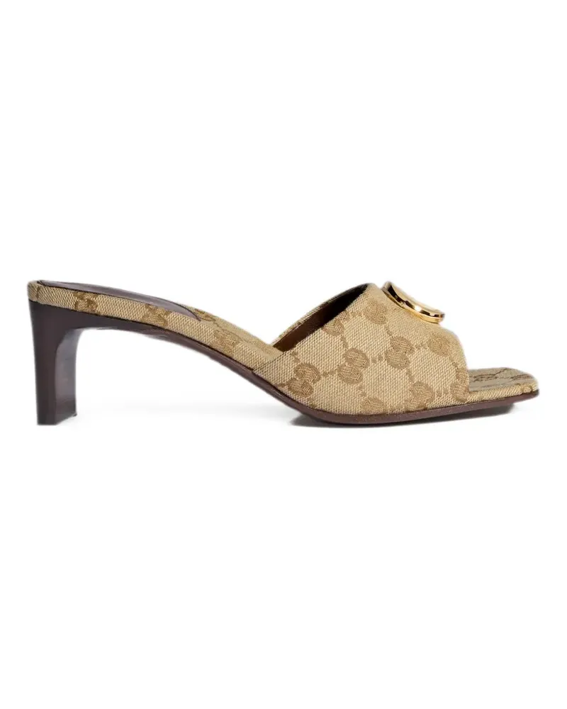 Gucci GG-Supreme Sandalen - Nude Nude