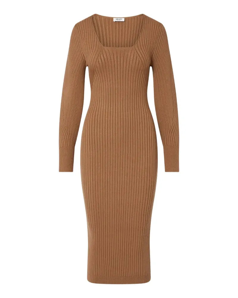 Liu Jo balloon knit midi dress - Braun Braun