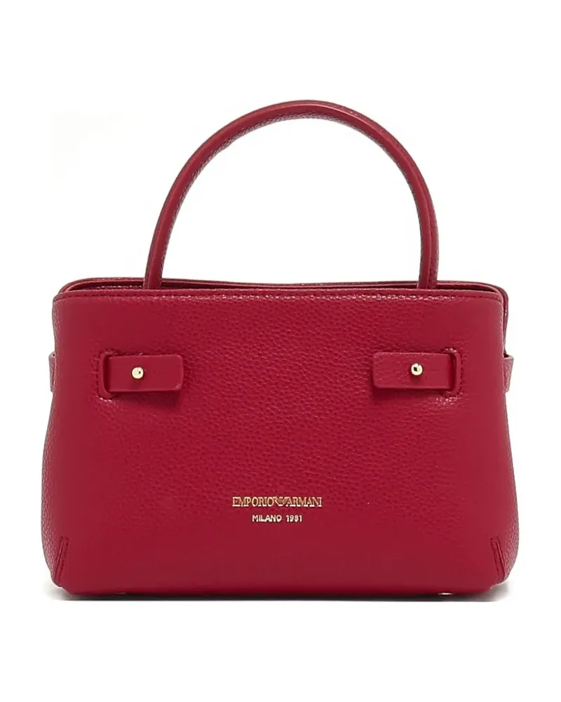 Emporio Armani top-handle satchel - Rot Rot