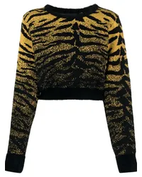 GCDS Cropped-Pullover Schwarz