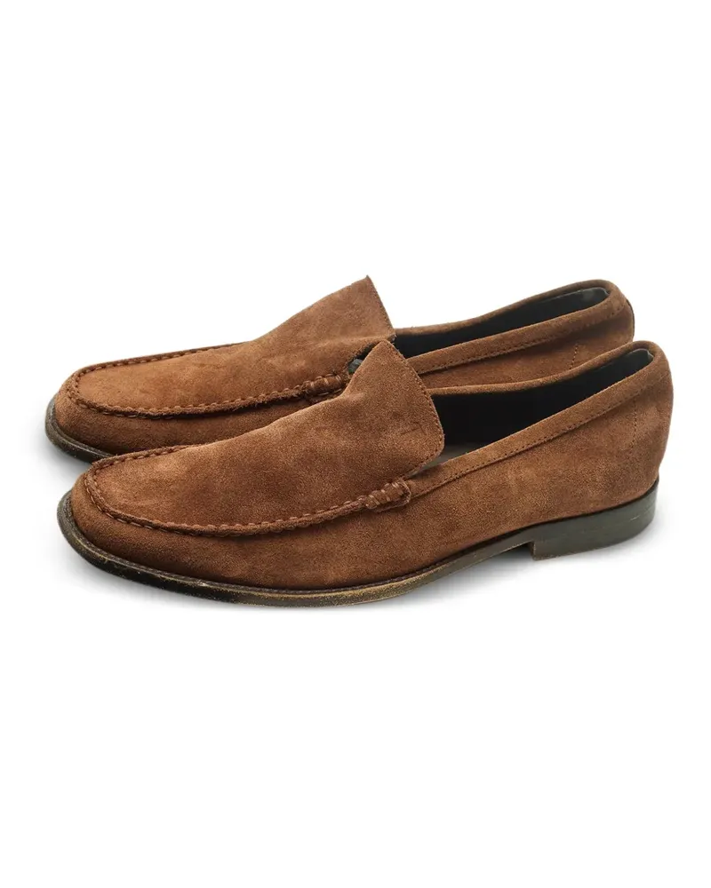 TOD'S suede loafers - Braun Braun