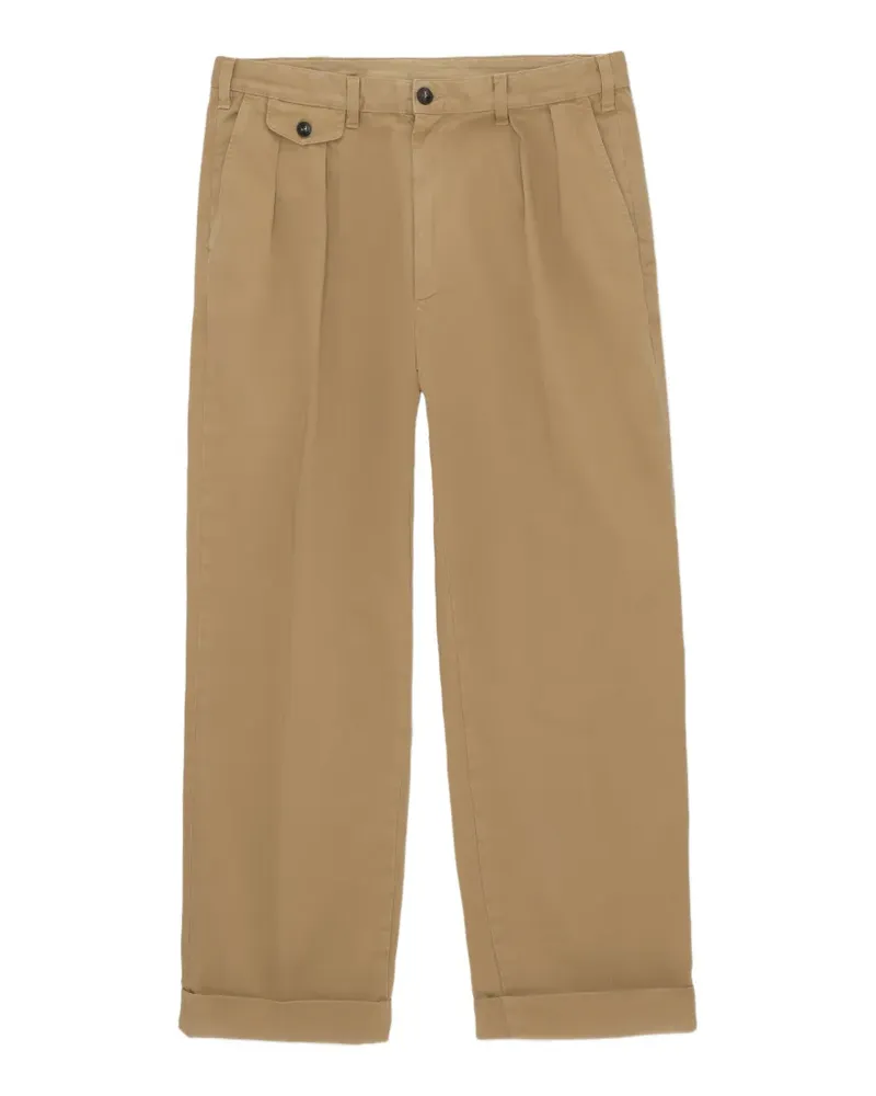 Fortela pleated trousers - Nude Nude