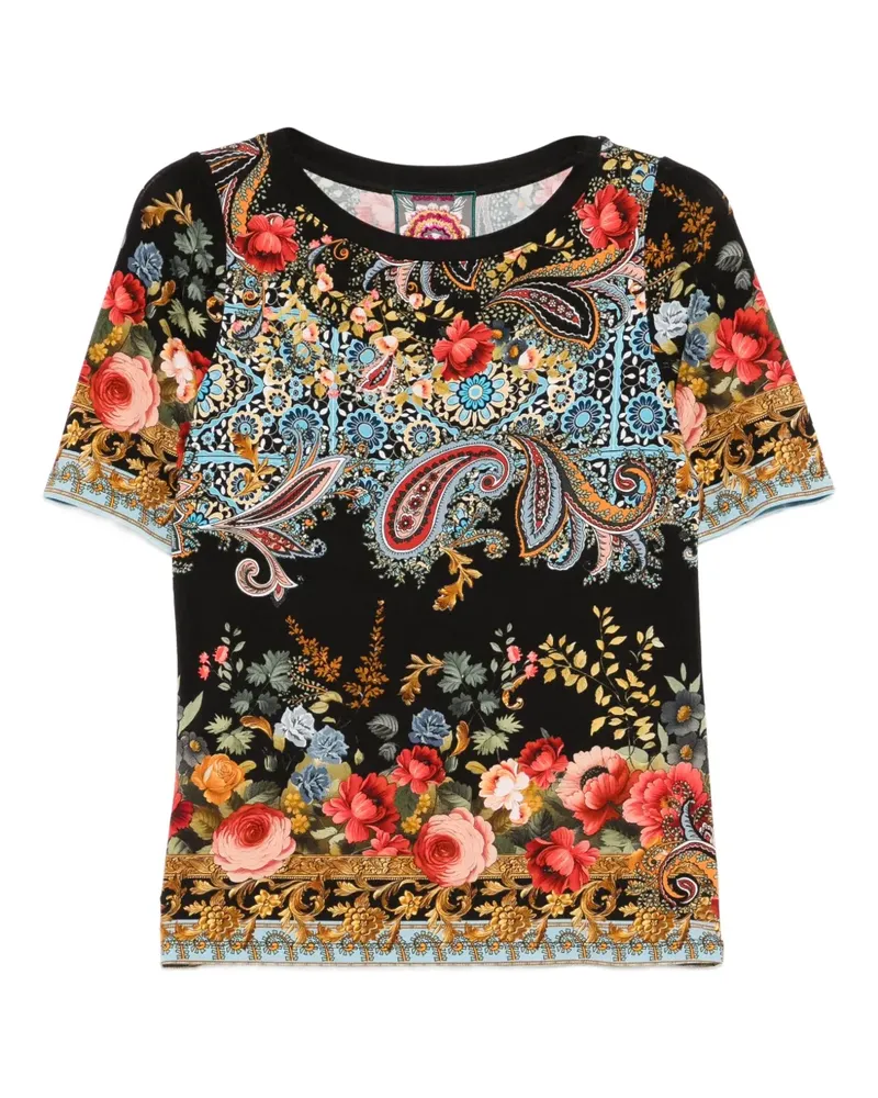 Johnny Was Janie Favourite T-Shirt - Schwarz Schwarz