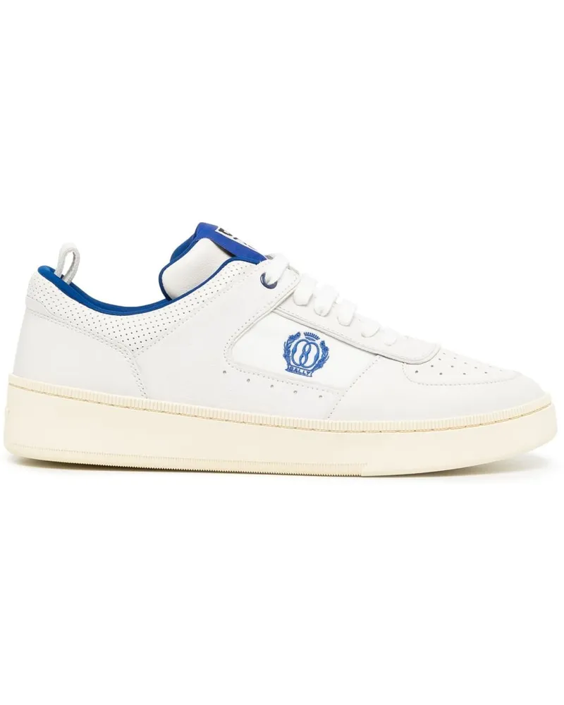 Bally Sneakers mit Logo-Stickerei - Weiß Weiß