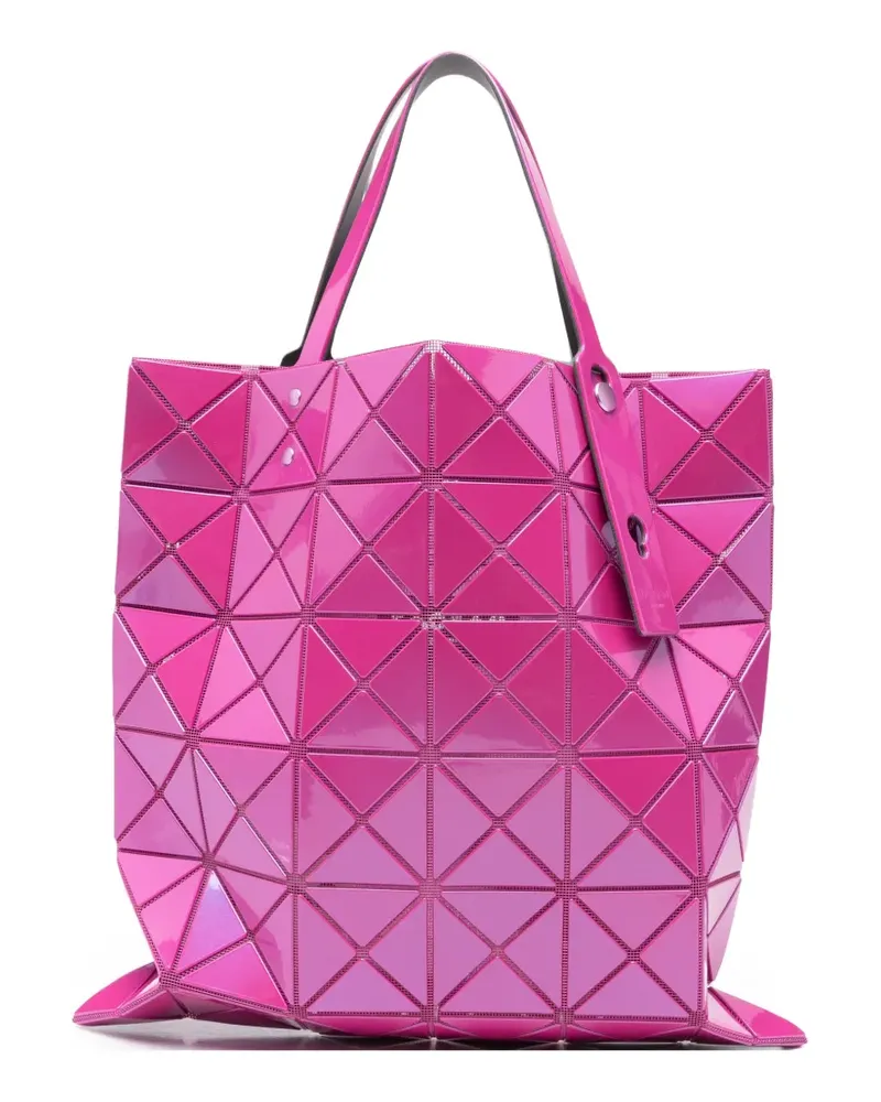 Issey Miyake Tote Bag mit geometrischen Einsätzen - Rosa Rosa