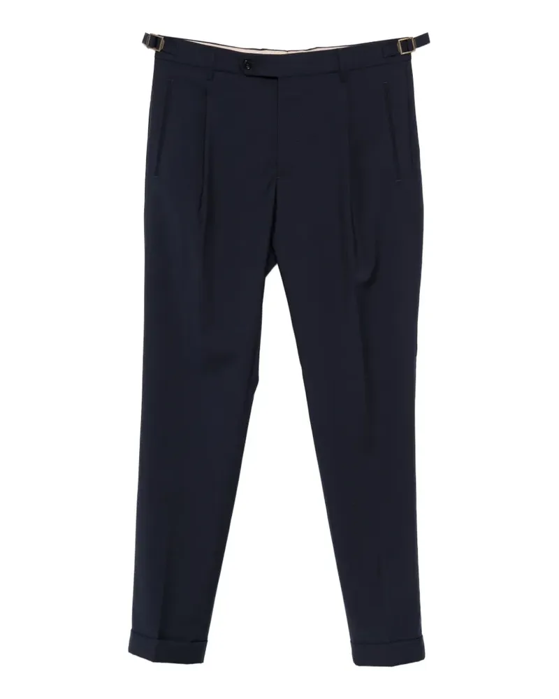 Berwich Retrolong cuffed trousers - Blau Blau