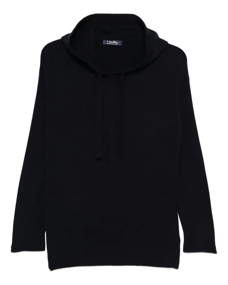 Max Mara Max Mara Hoodie aus Wolle - Blau Blau
